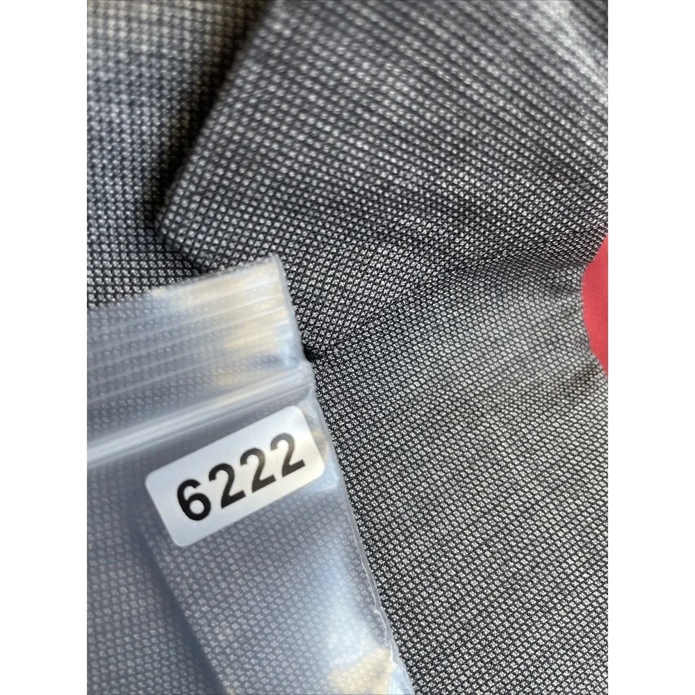 Suit Supply Sienna Gray Nailhead Vitale Barberis Wool Mens Blazer Size 38L